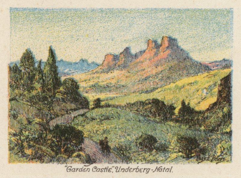 Südafrika: "Garden Castle," Underberg, Natal von Charles Ernest Peers