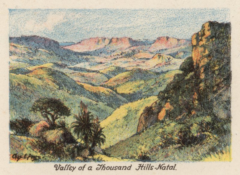 Südafrika: Tal der Tausend Hügel, Natal von Charles Ernest Peers
