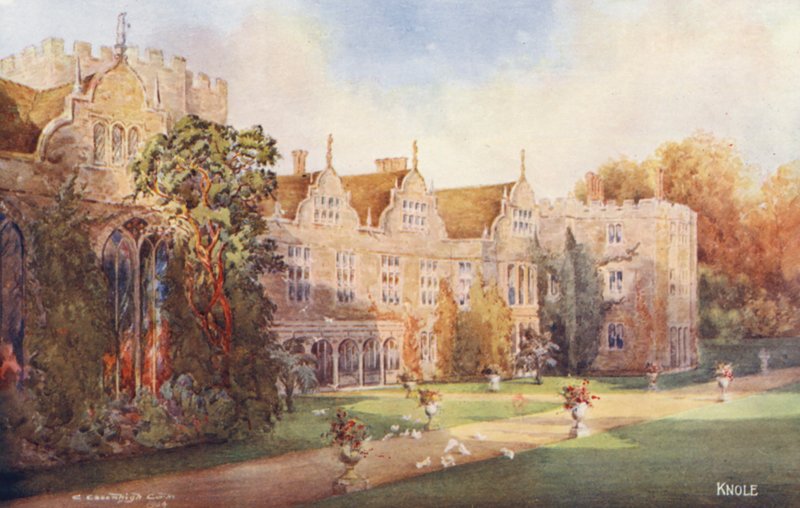 Knole House: Südfront, nach Osten ausgerichtet von Charles Essenhigh Corke