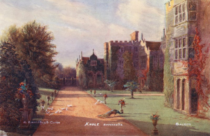 Knole House: Südfront, nach Westen ausgerichtet von Charles Essenhigh Corke