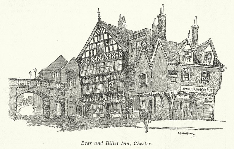 Bear and Billet Inn, Chester von Charles George Harper