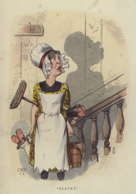 Sklave (farbige Gravur) von Charles Henry Bennett