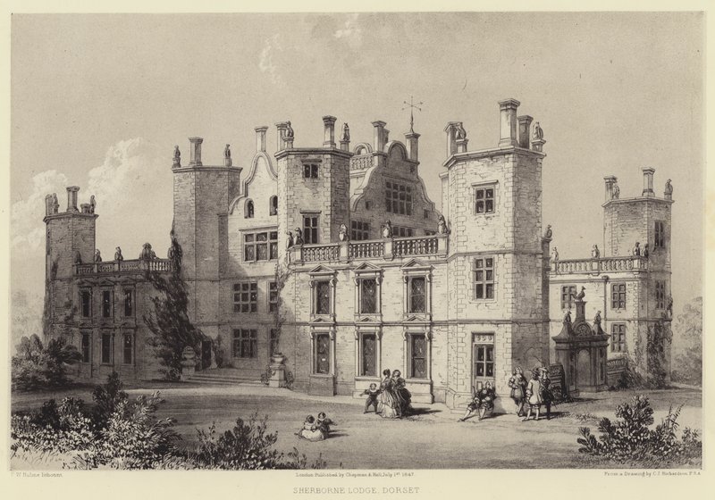 Sherborne Lodge, Dorset von Charles James Richardson