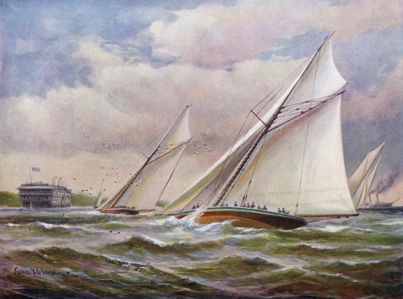 Weiße Flügel von Charles John de Lacy