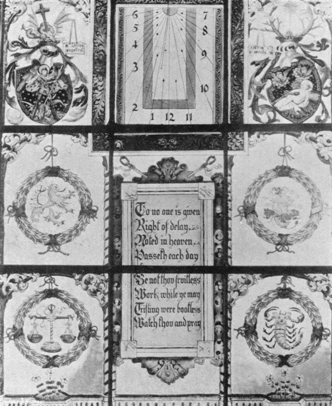 Ein Fenster im Zifferblatt-Zimmer von Charles Latham