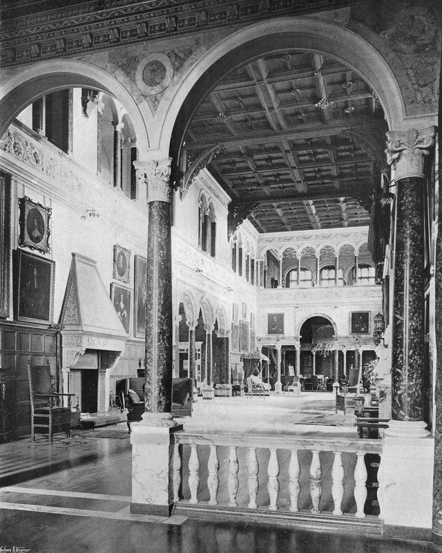 Südseite der großen Halle von Charles Latham