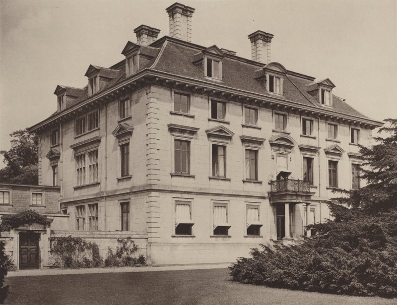 Thorpe Hall, Peterborough, die Südfront von Charles Latham