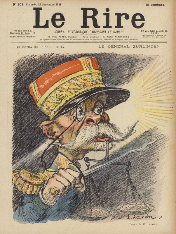 Illustration für Le Rire von Charles Leandre