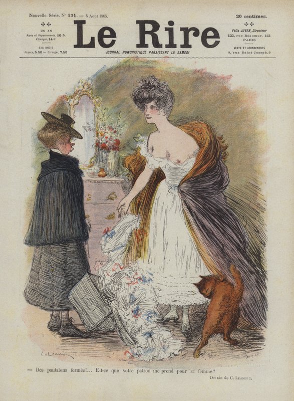Illustration für Le Rire von Charles Leandre