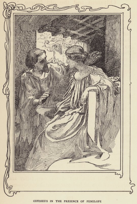 Odysseus in Anwesenheit von Penelope von Sir John Charles Robinson