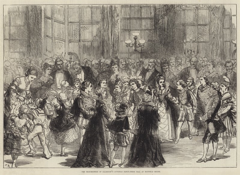 Der Juvenile Kostümball der Marquise von Salisbury im Hatfield House von Sir John Charles Robinson