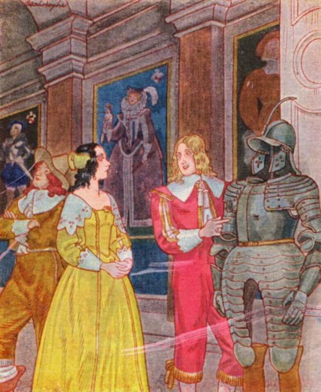 Ahnengalerie (Farblithografie) von Christophe (1856 1945)