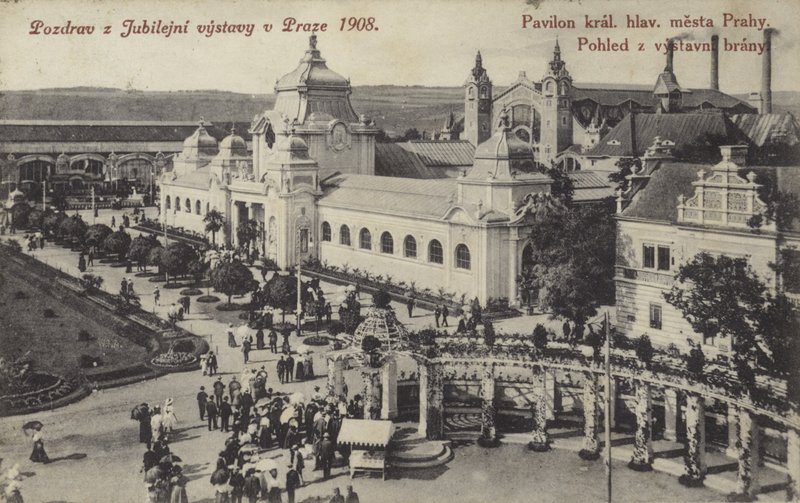 Jubiläumsausstellung, Prag, 1908 von Czech Photographer