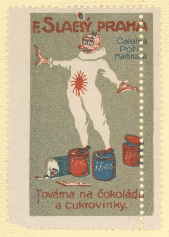F. Slaby Schokoladen- und Zuckerwarenfabrik, Prag von Czech School