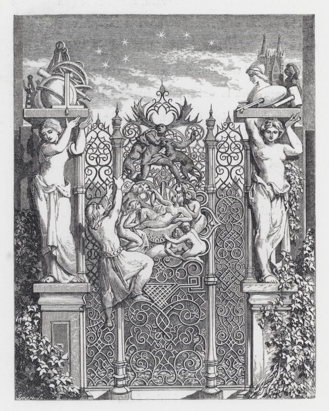 Illustration zu Tennysons Gedicht, Die Prinzessin von Daniel (after) Maclise