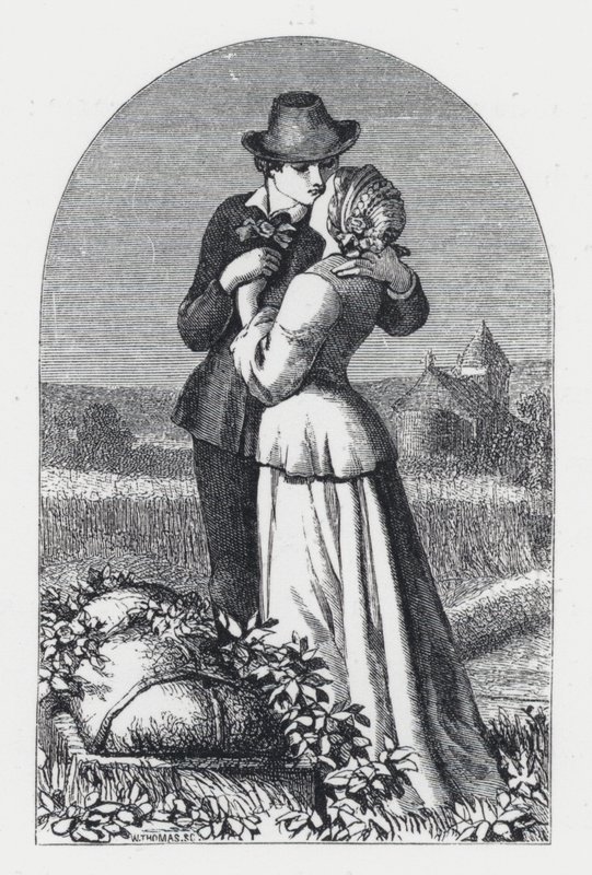 Illustration zu Tennysons Gedicht, Die Prinzessin (Gravur) von Daniel (after) Maclise
