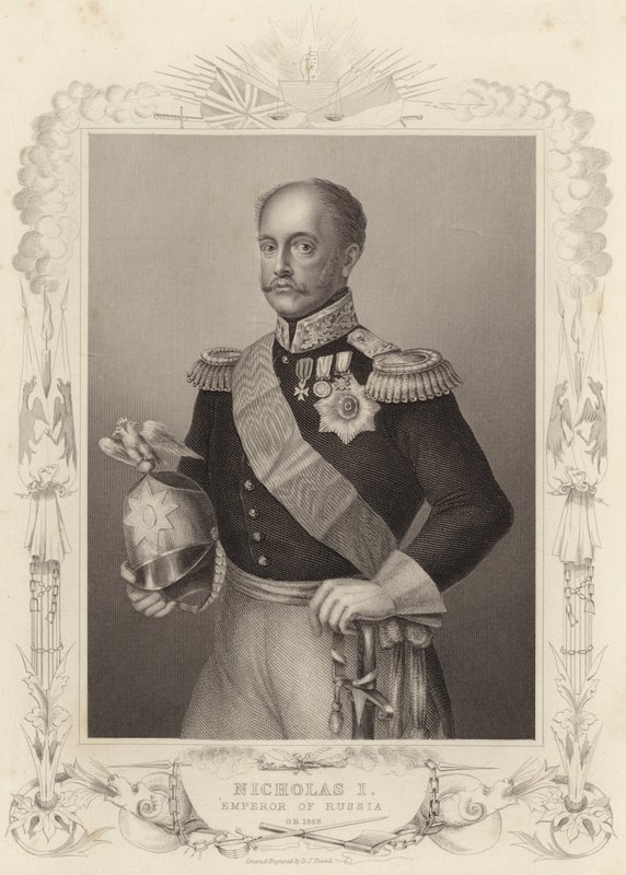 Zar Nikolaus I., Kaiser von Russland (Gravur) von Daniel John. Pound