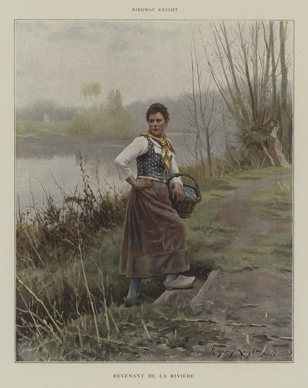 Rückkehr vom Fluss von Daniel Ridgway Knight