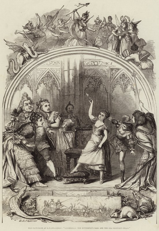 Das Pantomime im Covent-Garden, Aschenputtel, der Schmetterlingsball und das Heuschreckenfest von David Henry Friston