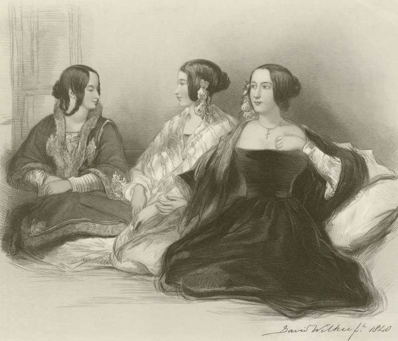 Drei griechische Schwestern in Therapia von David Wilkie