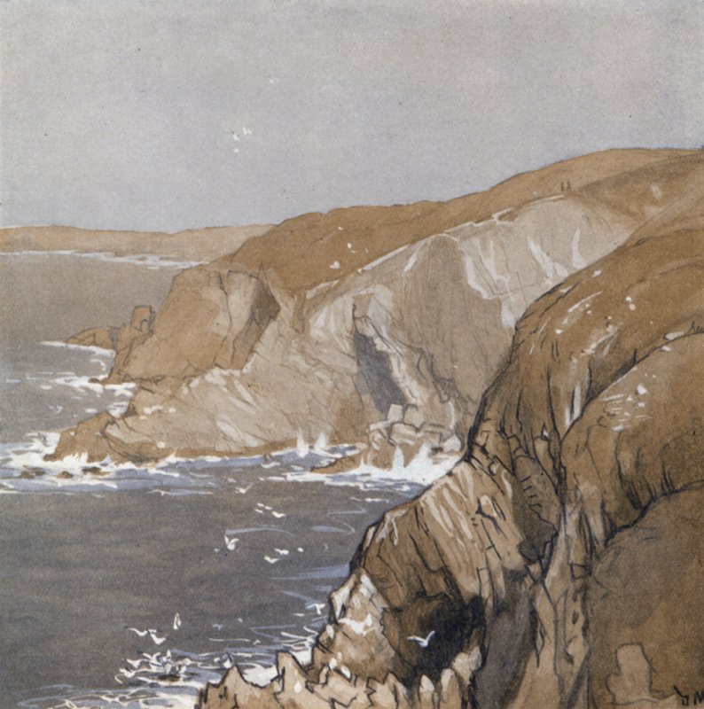 Die Küste von Cornwall von Donald (after) Maxwell