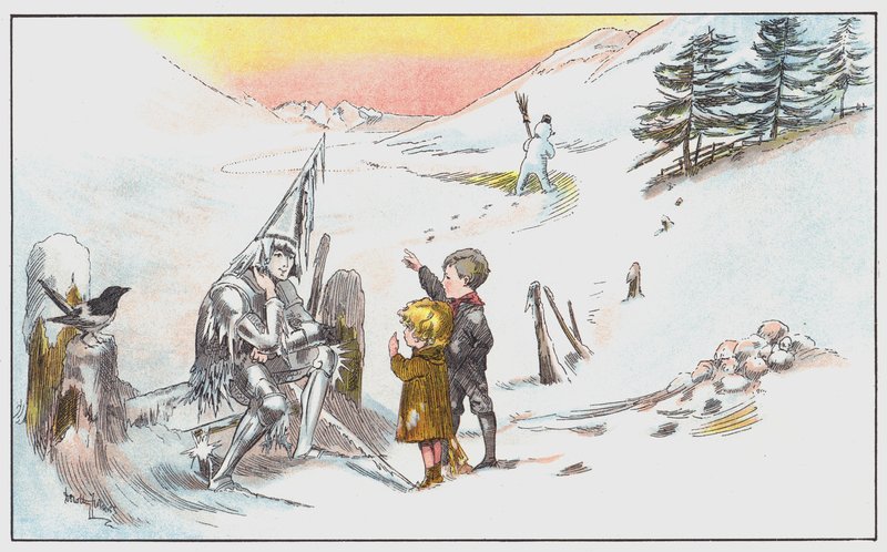 Sie erzählen Jack Frost, dass sie ihr Glück suchen von Dorothy Furniss