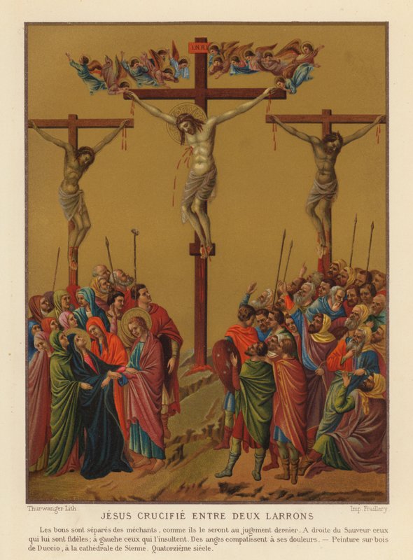 Kreuzigung Jesu Christi von Duccio di Buoninsegna