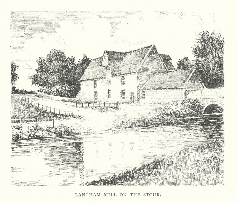 Langham-Mühle an der Stour von Duncan Moul