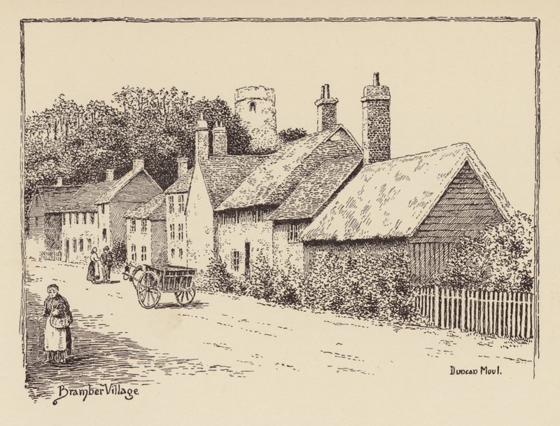 Sussex: Bramber Village von Duncan Moul