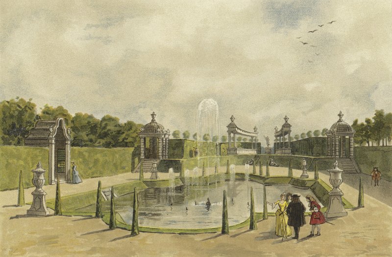 Garten einer Villa, frühes 18. Jahrhundert von Dutch School