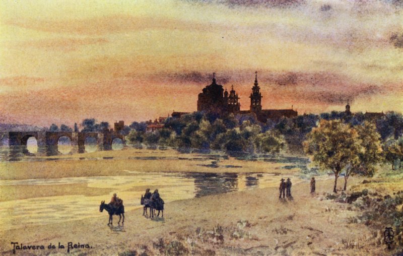 Nordspanien: Talavera de la Reina, von den Ufern des Tajo von Edgar T. A. Wigram
