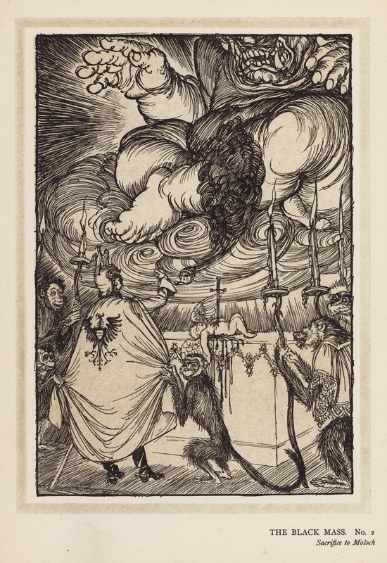 Der Kranz des Kaisers: Die Schwarze Messe von Edmund Joseph (after) Sullivan