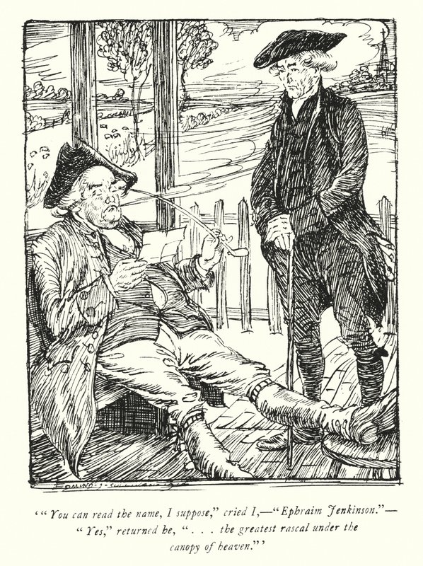 Illustration für Der Pfarrer von Wakefield von Oliver Goldsmith von Edmund Joseph Sullivan