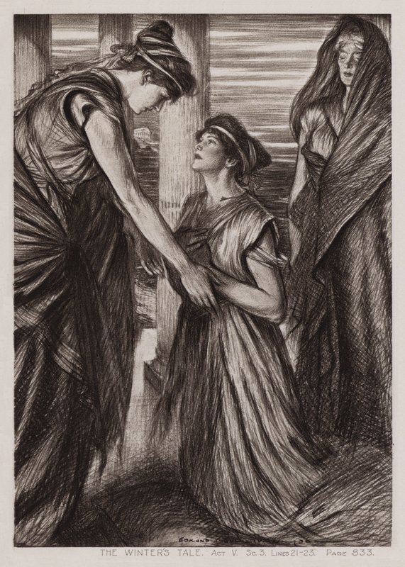 Das Wintermärchen, Akt V, Szene 3 von Edmund Joseph Sullivan