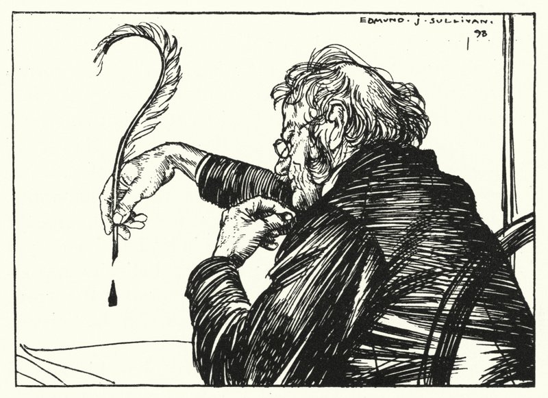 Illustration für Sartor Resartus von Edmund Joseph after Sullivan