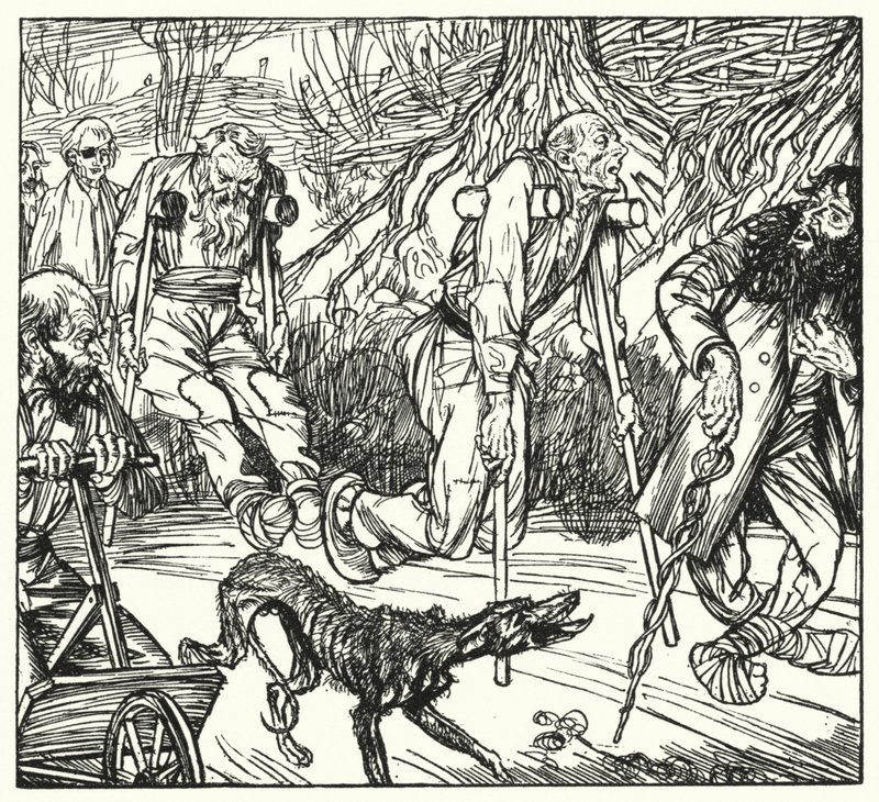 Illustration für Sartor Resartus von Edmund Joseph after Sullivan