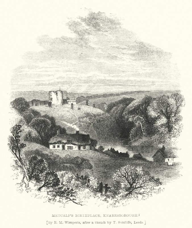 Metcalfs Geburtsort, Knaresborough von Edmund Morison (after) Wimperis