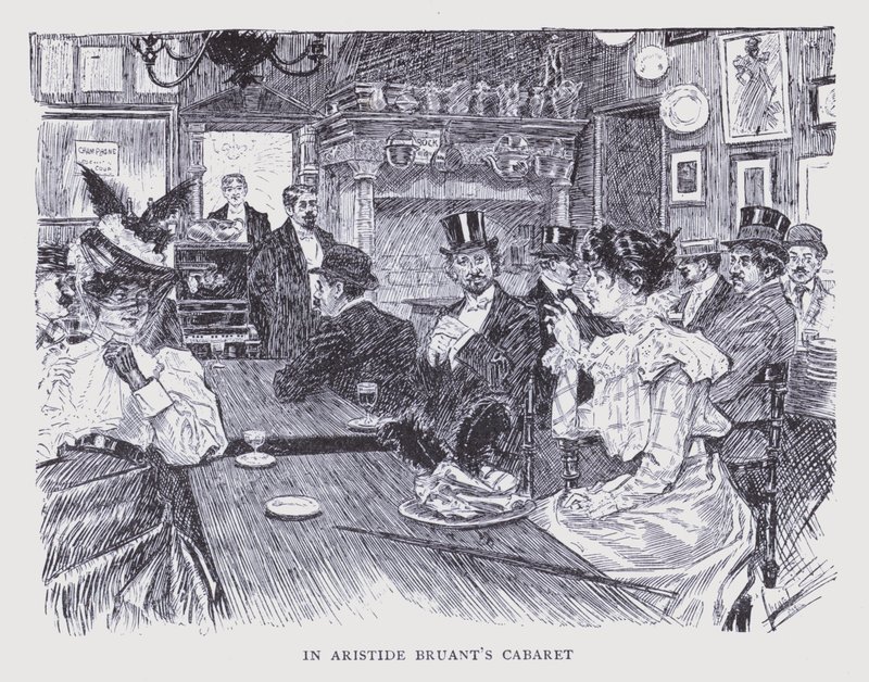 Böhmisches Paris: Im Kabarett von Aristide Bruant von Edouard Alfred (1875 1954) Cucuel