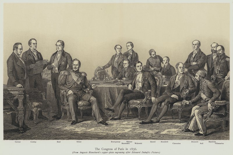 Der Kongress von Paris von Edouard Louis Dubufe