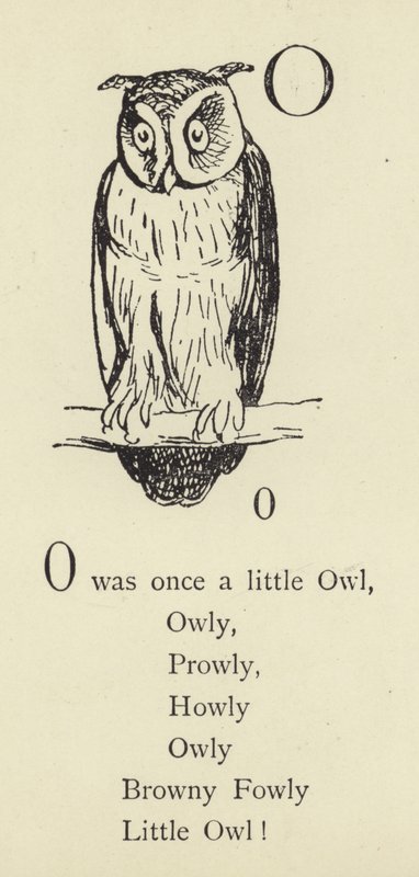 Der Buchstabe O von Edward Lear