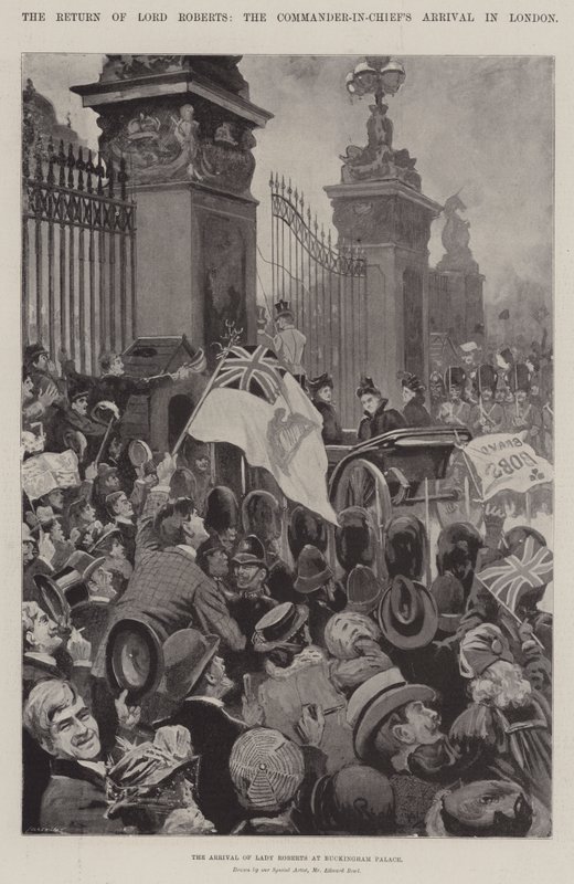 Die Rückkehr von Lord Roberts, die Ankunft des Oberbefehlshabers in London von Edward Read