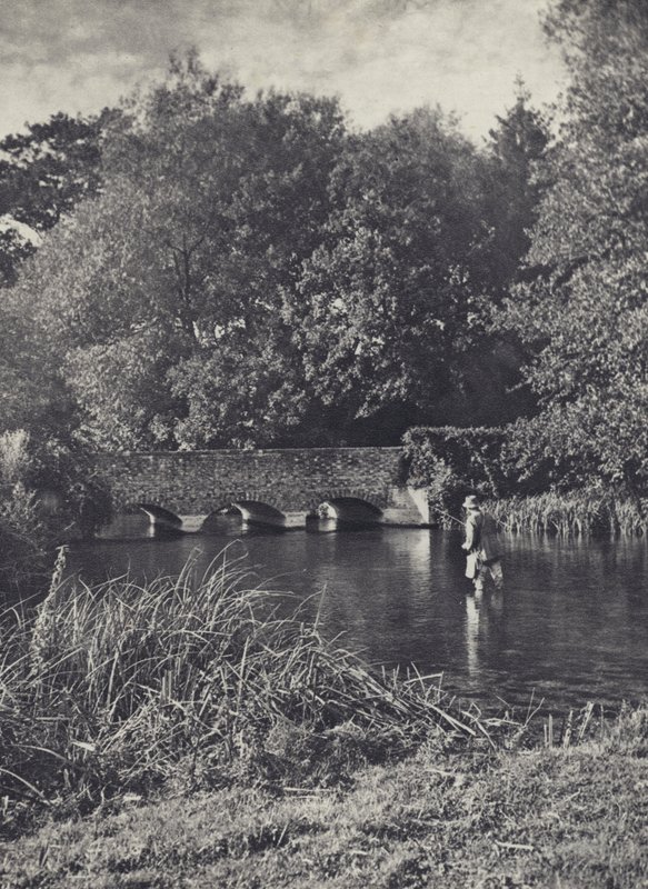 Abendaufgang an der Leverton-Brücke von Edward Alfred Barton