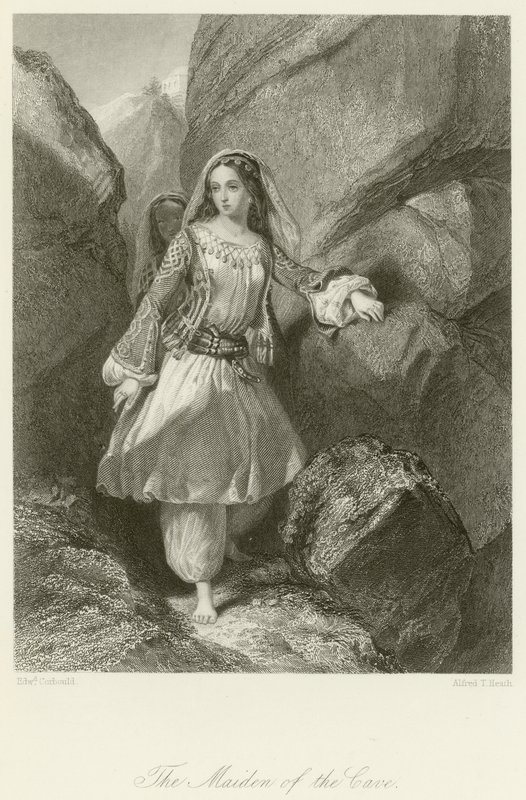 Die Jungfrau der Höhle von Edward Henry Corbould