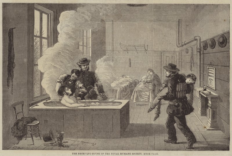 Das Empfangshaus der Royal Humane Society, Hyde Park von Edward Hull