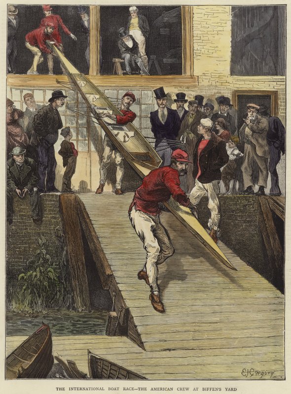 Das Internationale Bootsrennen von Edward John Gregory