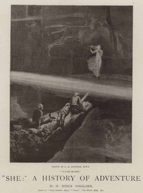 Sie, Eine Geschichte des Abenteuers von Edward Killingworth Johnson