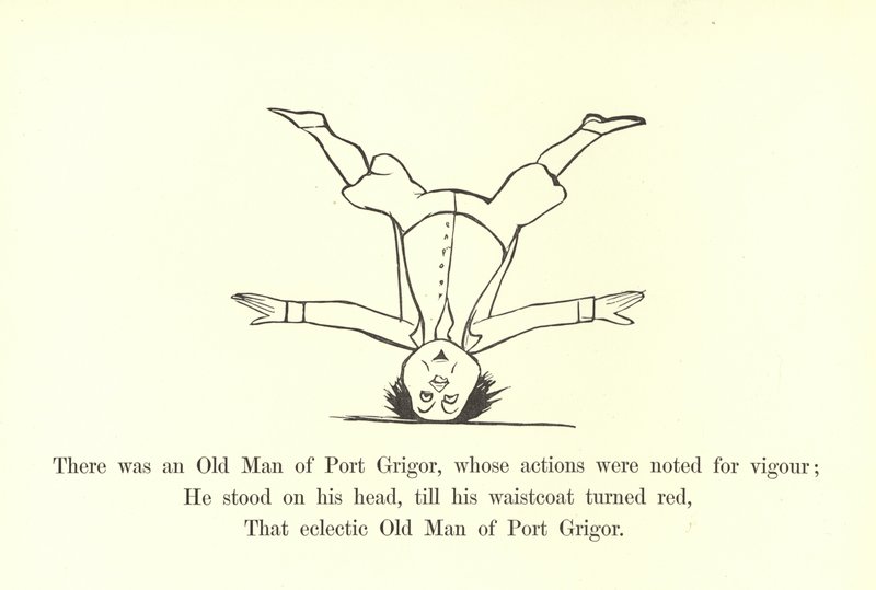 Es war ein alter Mann von Port Grigor, dessen Handlungen für ihre Energie bekannt waren von Edward Lear