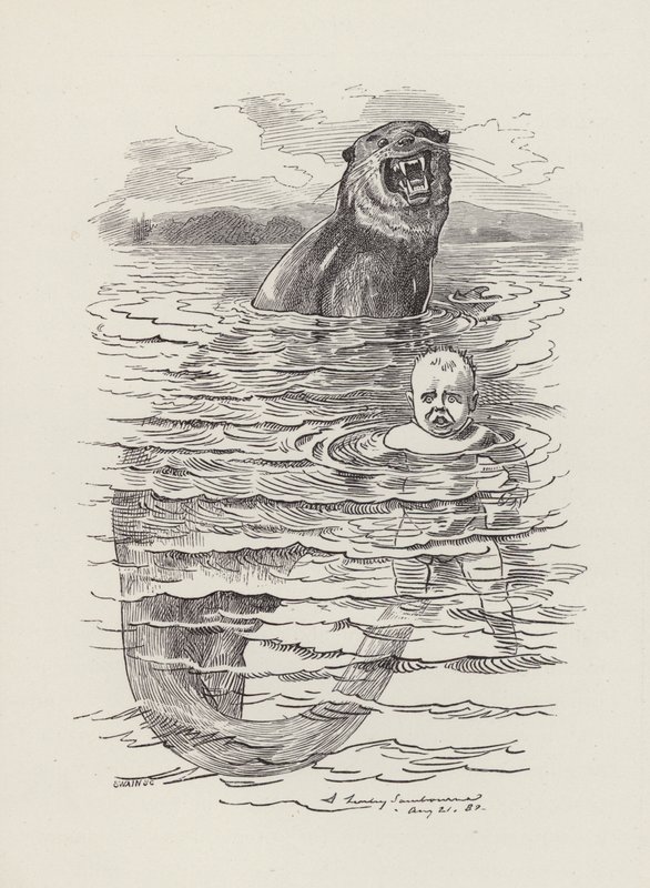 Illustration für Die Wasserbabys von Charles Kingsley von Edward Linley (after) Sambourne