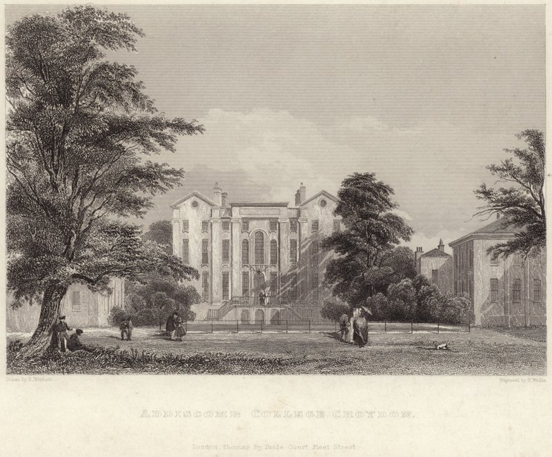 Addiscombe College in Croydon von Edward Pritchett