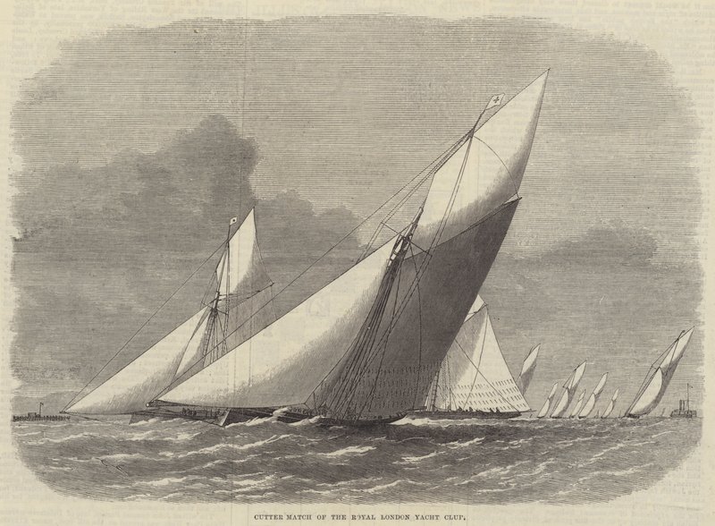 Cutter-Wettkampf des Royal London Yacht Club von Edwin Weedon